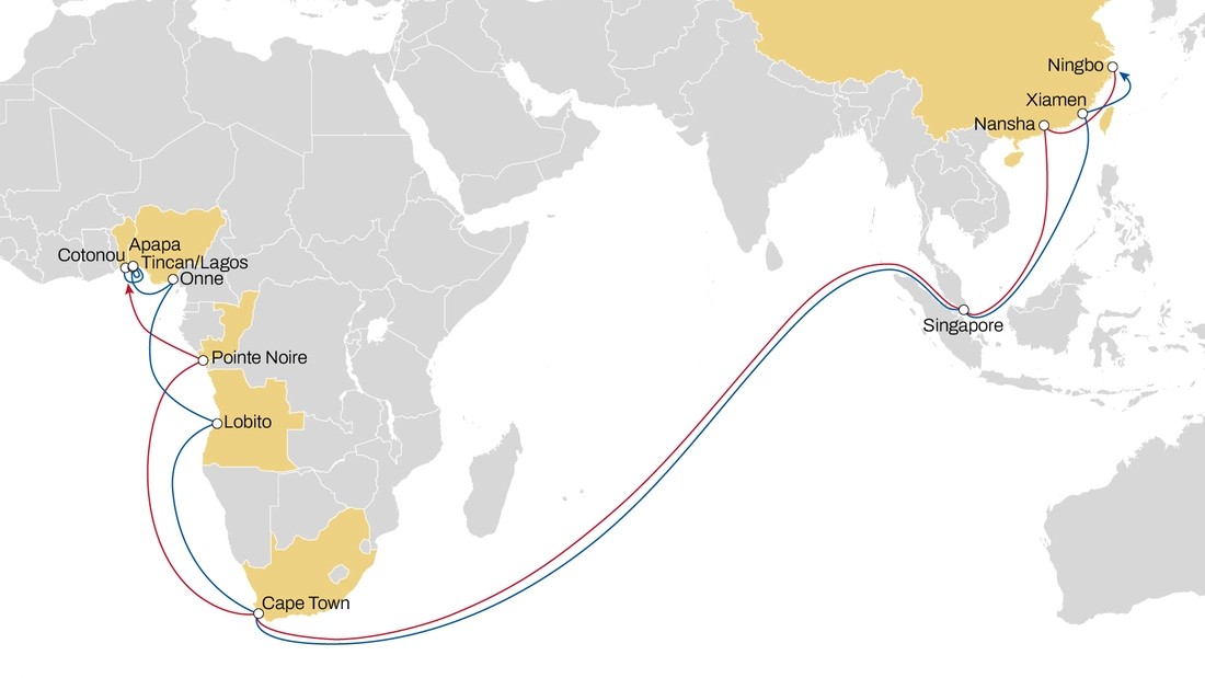 MSC upgrades the IROKO route, strengthening Asia-Africa trade links through an independent operation model